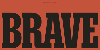 Dean Slab Font Poster 8