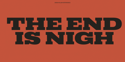 Dean Slab Font Poster 12