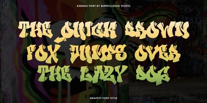 Khengu Font Poster 5