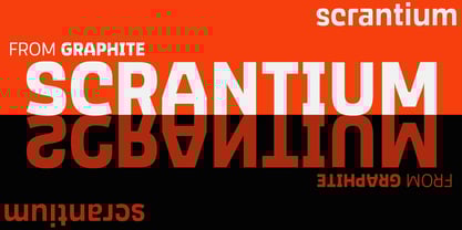 Scrantium Font Poster 1