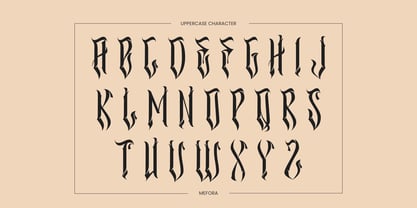 Mefora Font Poster 2