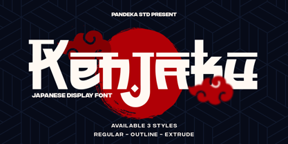 Kenjaku Font Poster 1
