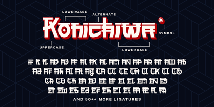 Kenjaku Font Poster 9