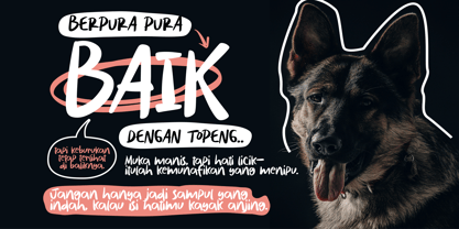 Tulisan Ngawur Font Poster 4