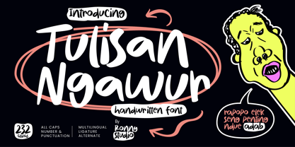 Tulisan Ngawur Font Poster 1