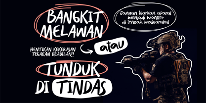 Tulisan Ngawur Font Poster 3
