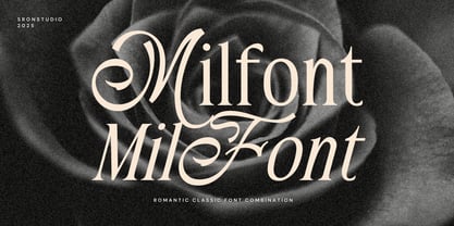 Milfont Font Poster 1