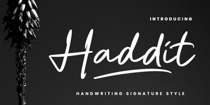 Haddit Font Poster 1