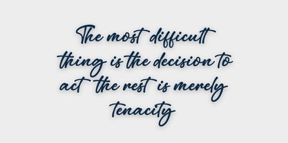 Endorsed Font Poster 3