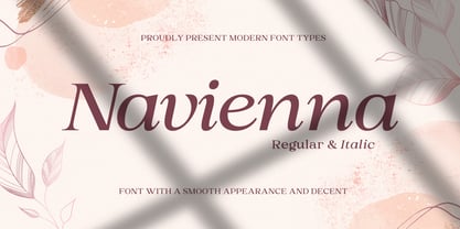 Navienna Font Poster 1