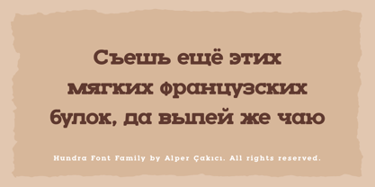 Hundra Font Poster 6