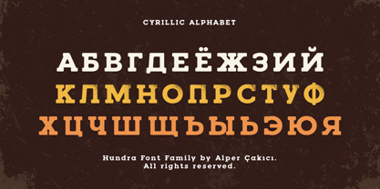 Hundra Font Poster 8