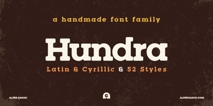 Hundra Font Poster 11