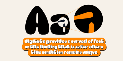 Digitata Font Poster 3