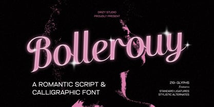 Bollerouy Font Poster 1