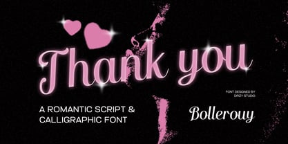 Bollerouy Font Poster 10