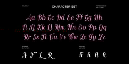 Bollerouy Font Poster 4