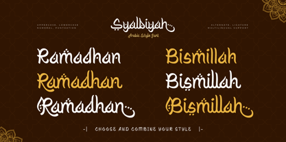 Syalbiyah Font Poster 2