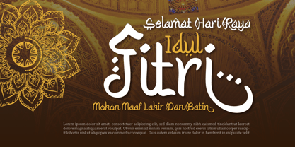 Syalbiyah Font Poster 4