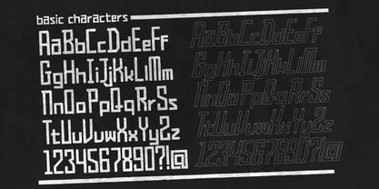 Distress Marker Font Poster 11