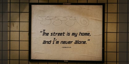 Distress Marker Font Poster 6