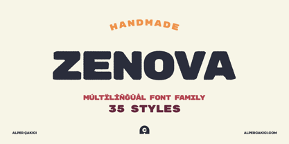 Zenova Font Poster 1