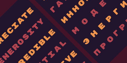 Zenova Font Poster 4