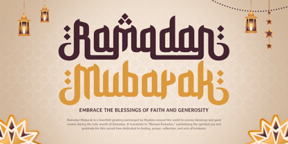 Mazinah Font Poster 3