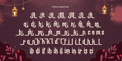Mazinah Font Poster 9