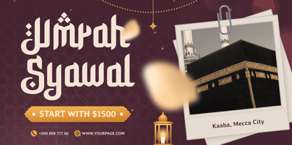 Mazinah Font Poster 8