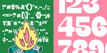 Mighty Lucky Font Poster 14