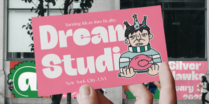 Mighty Lucky Font Poster 6