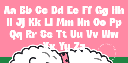 Mighty Lucky Font Poster 11