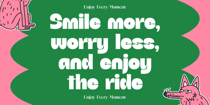 Mighty Lucky Font Poster 10