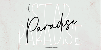 Star Paradise Font Poster 1