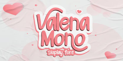 Valena Mono Font Poster 1
