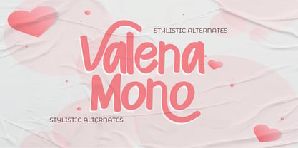 Valena Mono Font Poster 4