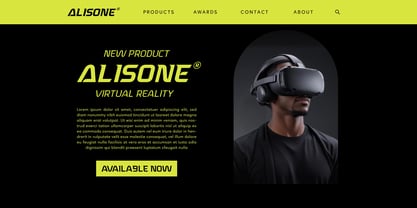 Aubrie Brevon Font Poster 4