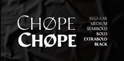 Chope Font Poster 14