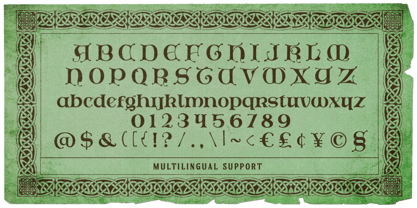 Celtoria Font Poster 6