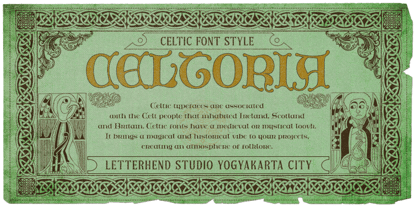 Celtoria Font Poster 1