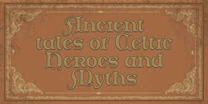 Celtoria Font Poster 8