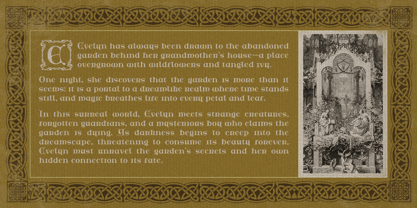 Celtoria Font Poster 5