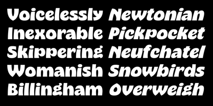 403 Pambo Font Poster 6