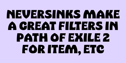 403 Pambo Font Poster 3