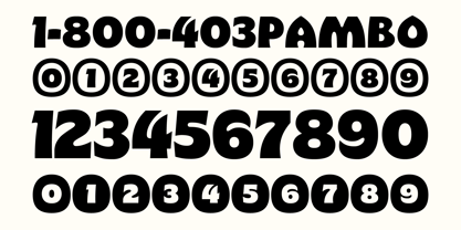 403 Pambo Font Poster 4
