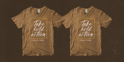 Awakening Gallop Font Poster 2