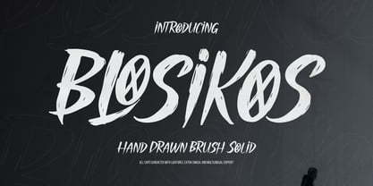 Blosikos Font Poster 1