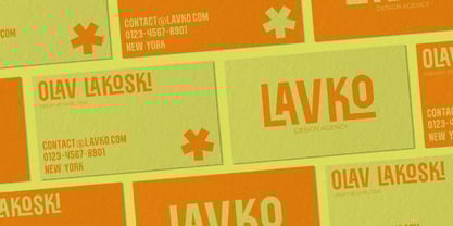 Agistors Font Poster 8