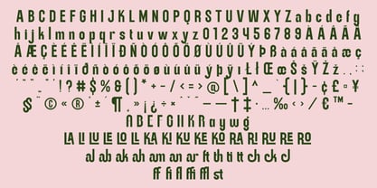 Agistors Font Poster 7